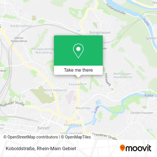 Карта Koboldstraße