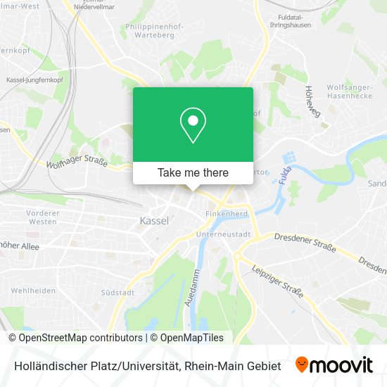Карта Holländischer Platz / Universität