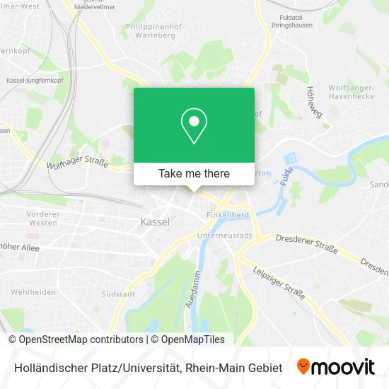Карта Holländischer Platz / Universität