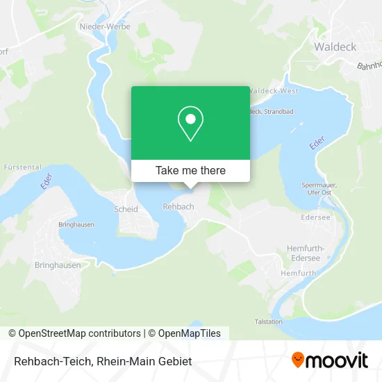 Карта Rehbach-Teich