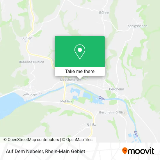 Карта Auf Dem Nebeler