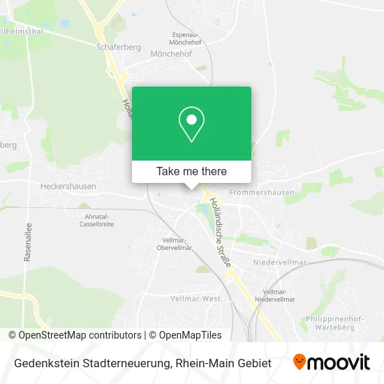 Карта Gedenkstein Stadterneuerung