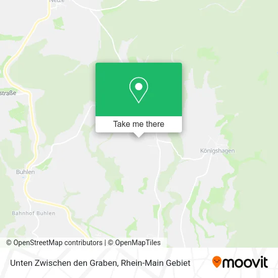 Карта Unten Zwischen den Graben