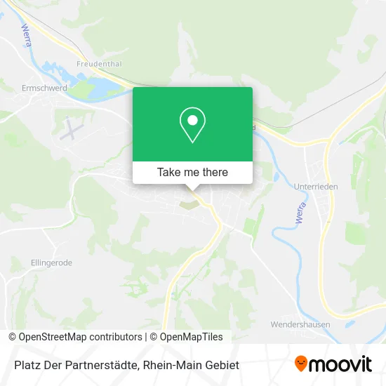 Platz Der Partnerstädte map