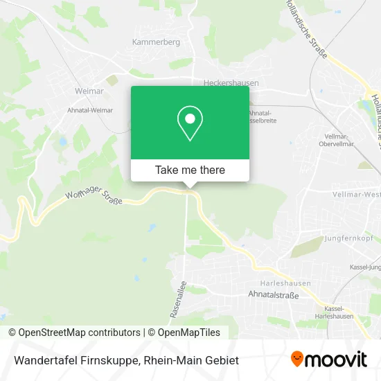 Wandertafel Firnskuppe map