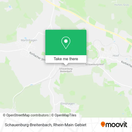 Карта Schauenburg-Breitenbach