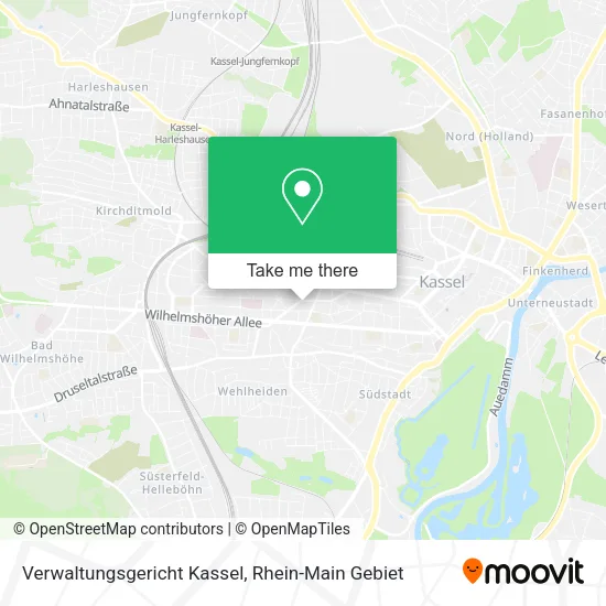 Карта Verwaltungsgericht Kassel