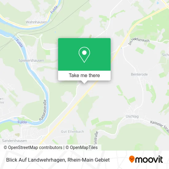 Карта Blick Auf Landwehrhagen