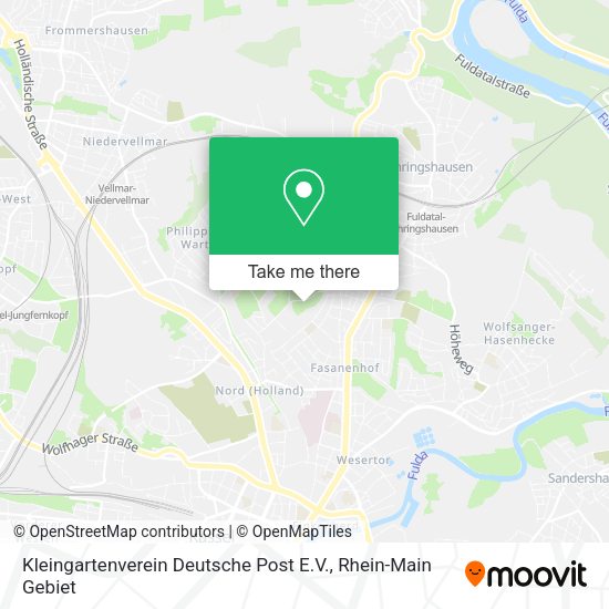 Карта Kleingartenverein Deutsche Post E.V.