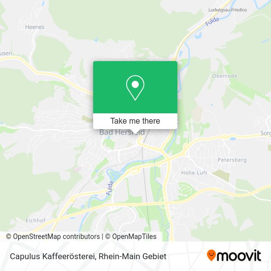 Карта Capulus Kaffeerösterei