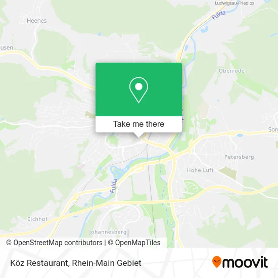 Карта Köz Restaurant