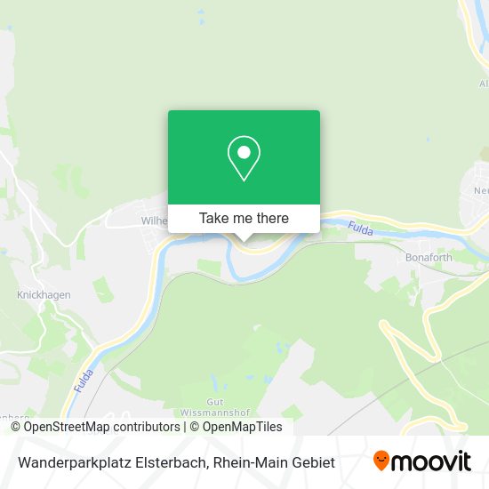 Карта Wanderparkplatz Elsterbach