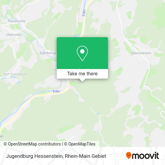 Карта Jugendburg Hessenstein