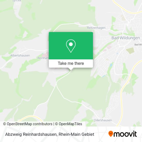 Карта Abzweig Reinhardshausen