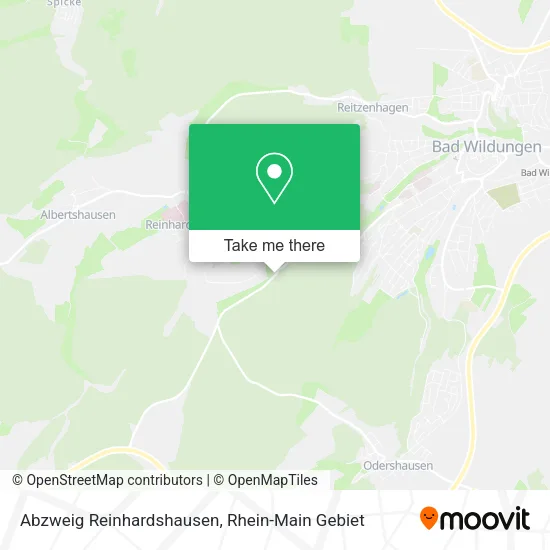 Карта Abzweig Reinhardshausen