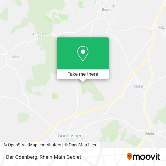Карта Der Odenberg