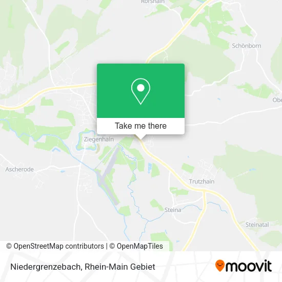 Карта Niedergrenzebach