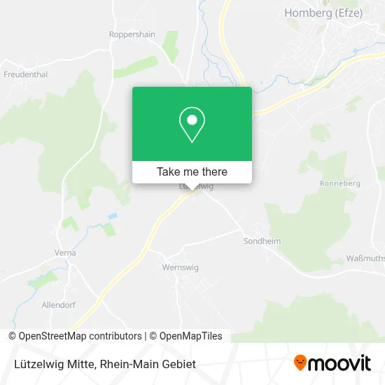 Lützelwig Mitte map