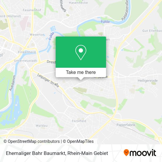 Карта Ehemaliger Bahr Baumarkt