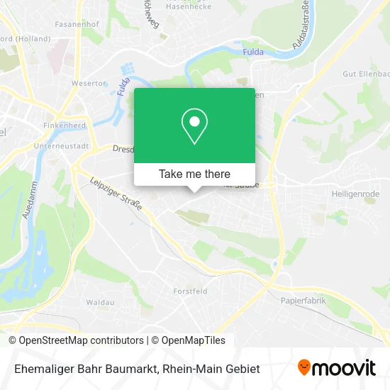 Карта Ehemaliger Bahr Baumarkt