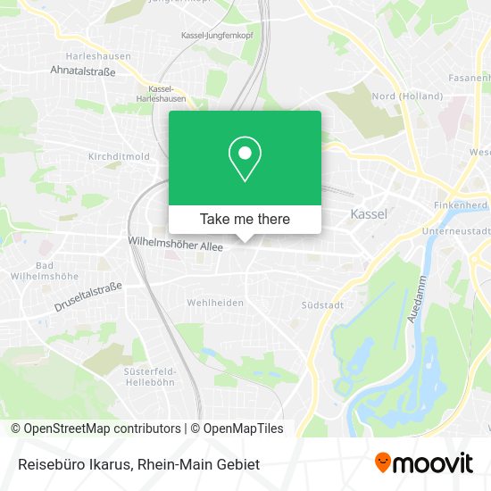 Карта Reisebüro Ikarus