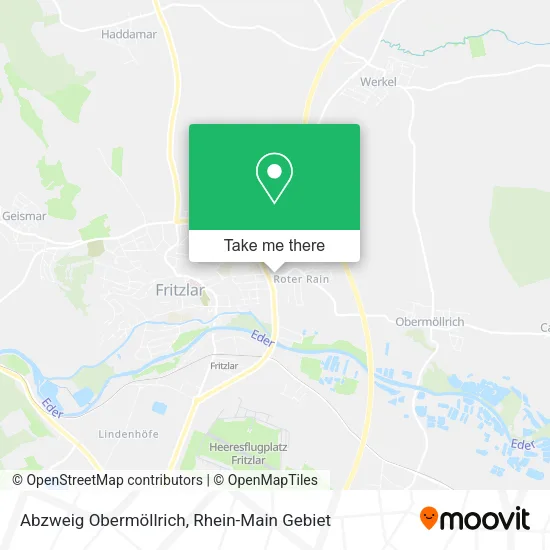 Карта Abzweig Obermöllrich