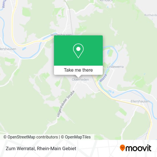 Карта Zum Werratal