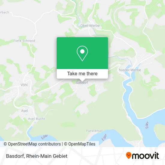 Basdorf map