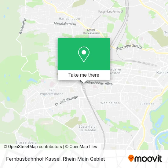 Карта Fernbusbahnhof Kassel
