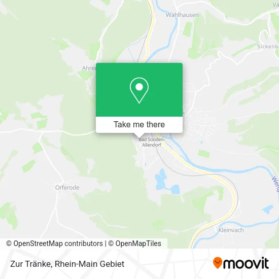 Карта Zur Tränke