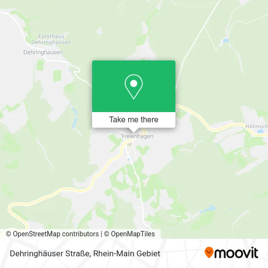 Карта Dehringhäuser Straße