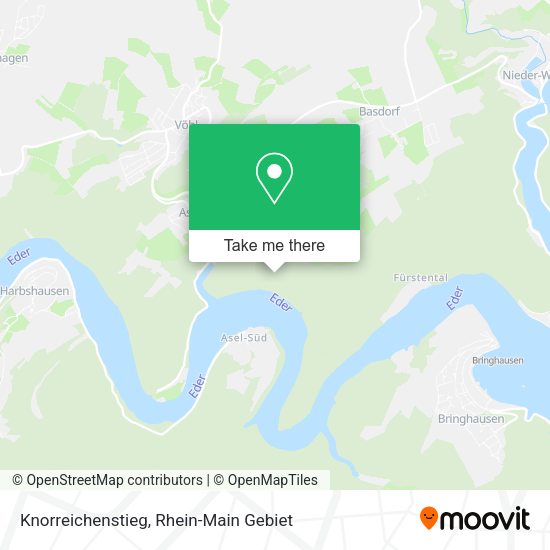 Карта Knorreichenstieg