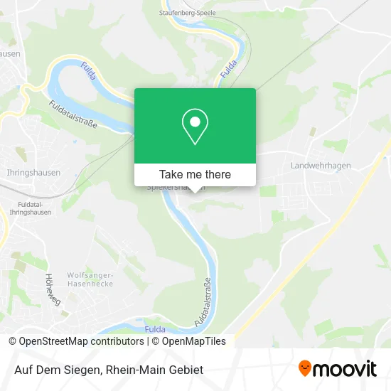 Карта Auf Dem Siegen