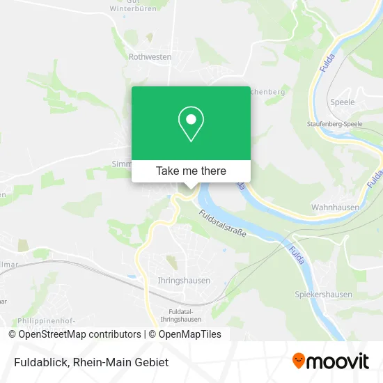 Карта Fuldablick