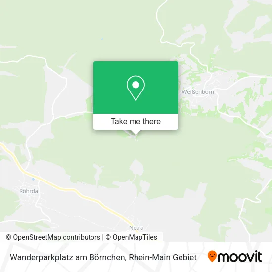 Карта Wanderparkplatz am Börnchen