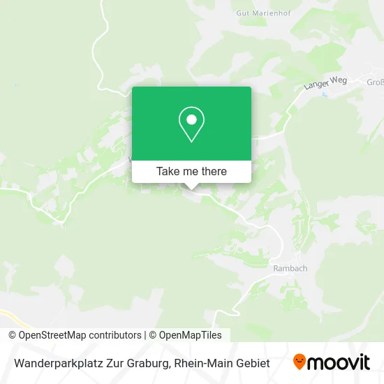 Карта Wanderparkplatz Zur Graburg