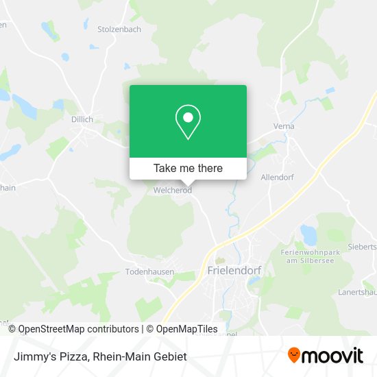 Карта Jimmy's Pizza