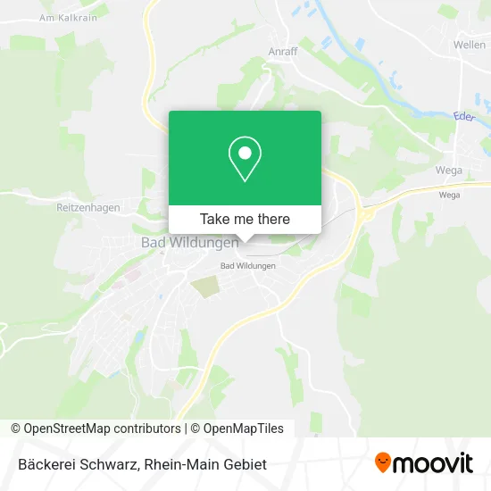 Карта Bäckerei Schwarz