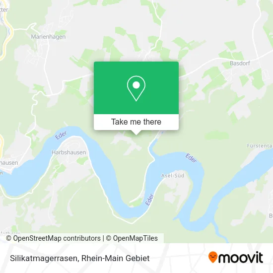 Карта Silikatmagerrasen