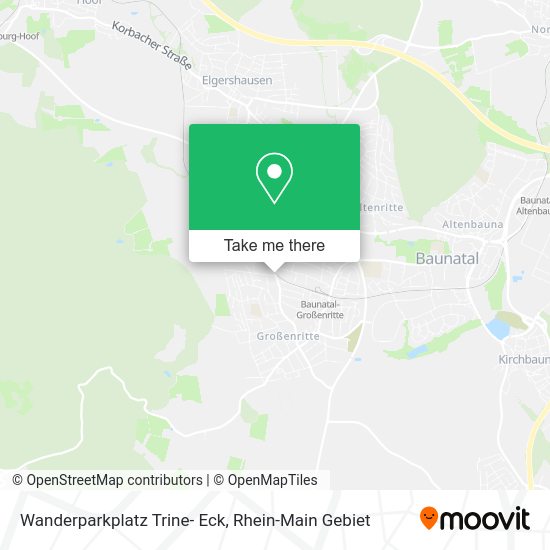 Карта Wanderparkplatz Trine- Eck