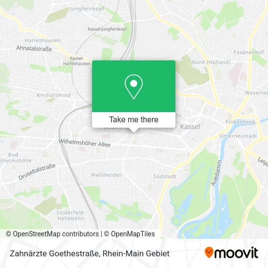 Карта Zahnärzte Goethestraße
