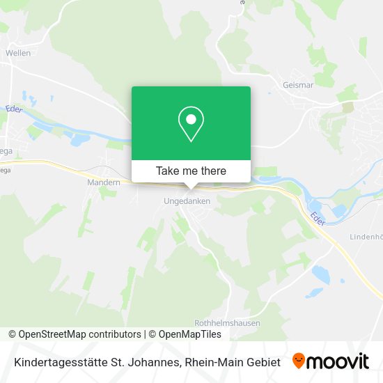Карта Kindertagesstätte St. Johannes