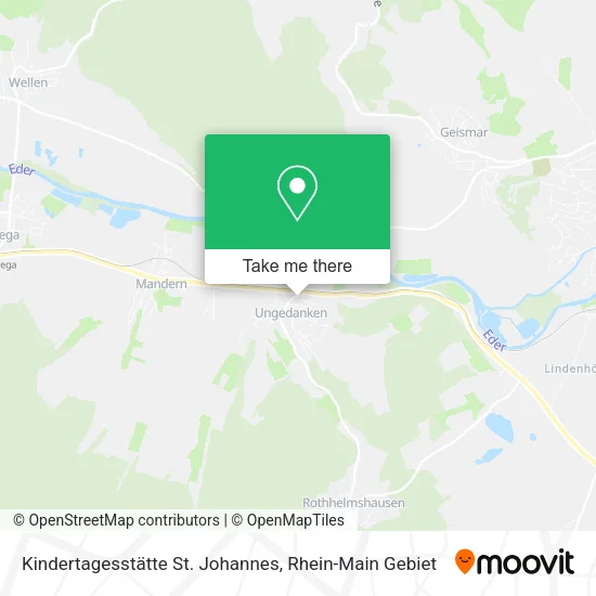Карта Kindertagesstätte St. Johannes