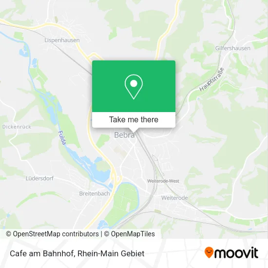 Карта Cafe am Bahnhof