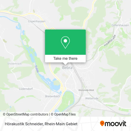 Карта Hörakustik Schneider