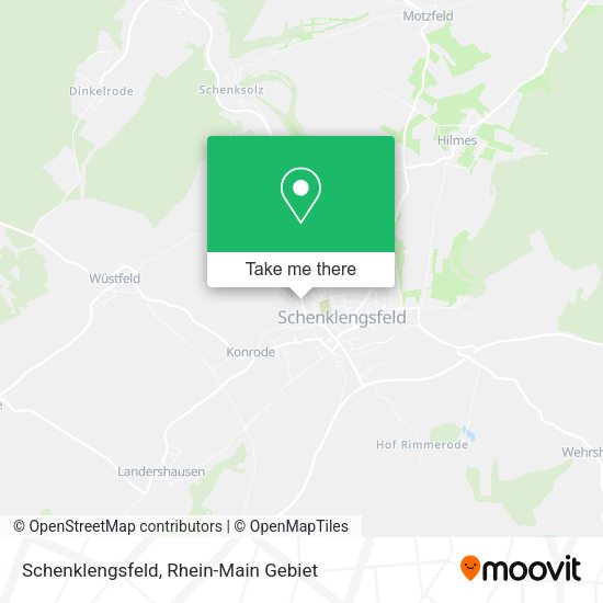 Карта Schenklengsfeld