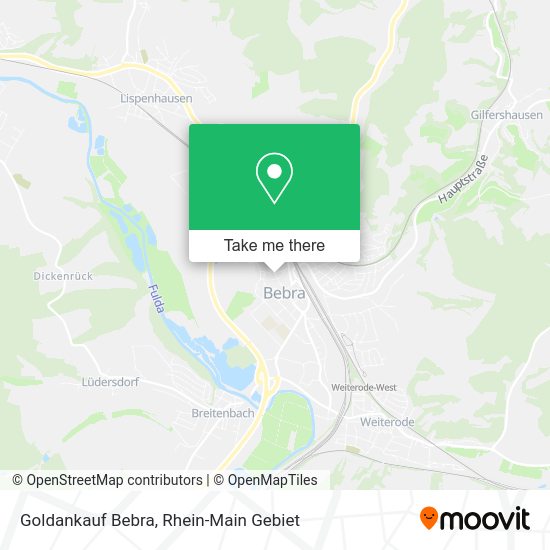 Карта Goldankauf Bebra
