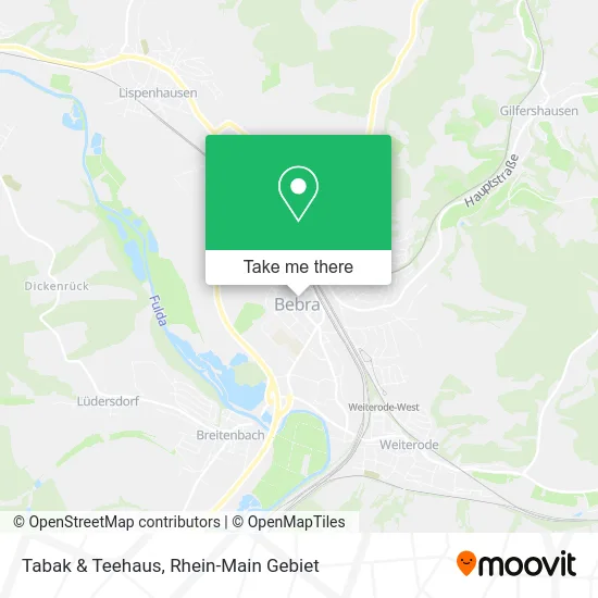 Карта Tabak & Teehaus