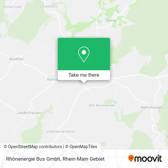 Карта Rhönenergie Bus Gmbh