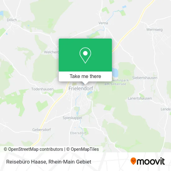 Карта Reisebüro Haase
